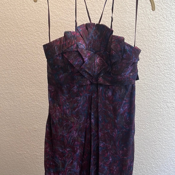 Vintage Max Azria Silk Formal Dress - Picture 1 of 9